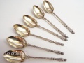france antique silver tea spoon