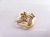 france antique 18k pansy brooch