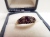 victorian garnet pearl 9k ring