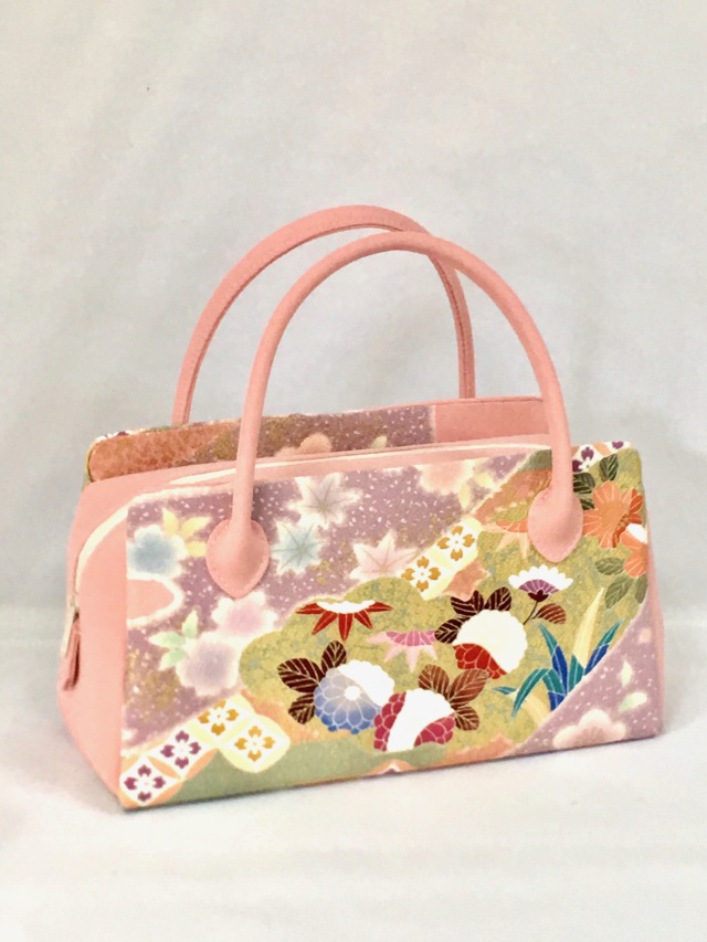 419A 利休バッグ小型（共布使用）