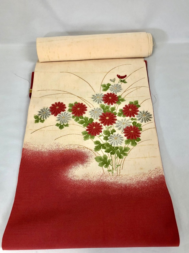 421A 利休バッグ中型（共布使用） リメイク・オーダーバッグ工房