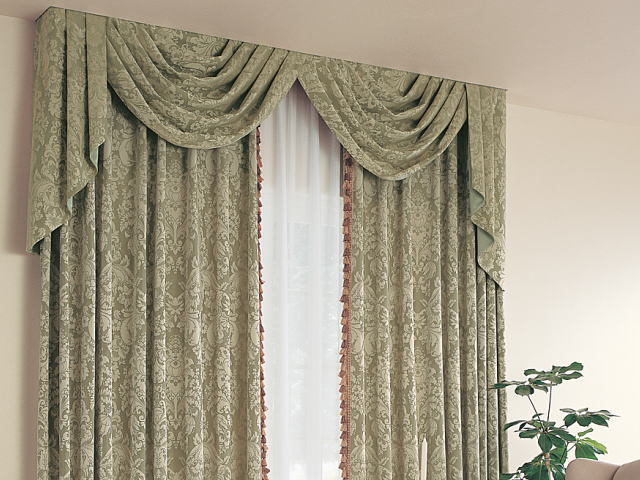 送料無料 上飾りスワッグバランス メーカーカタログの生地品番から注文