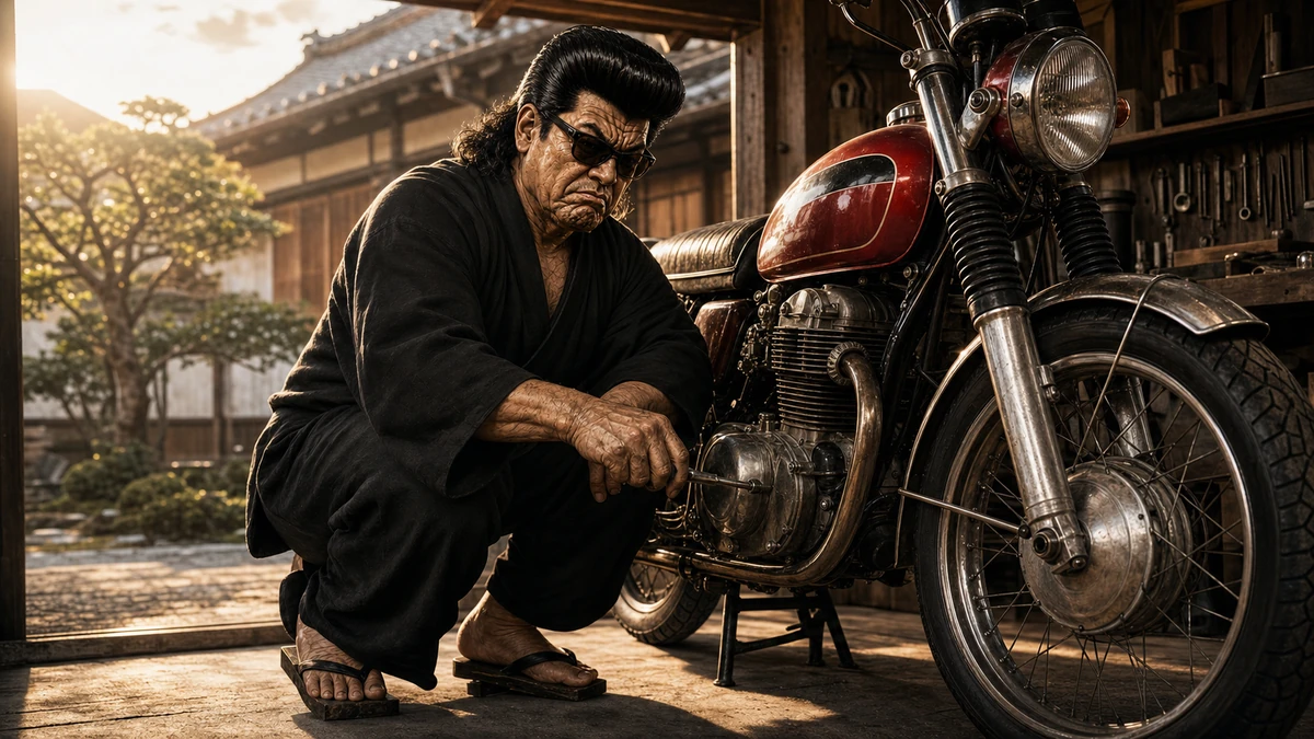 「HONDA魂」について語る、黒い半纏姿の俺流総本家 家元