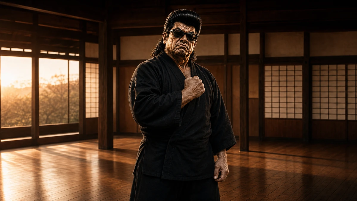 「KAWASAKI魂」について語る、黒い半纏姿の俺流総本家 家元