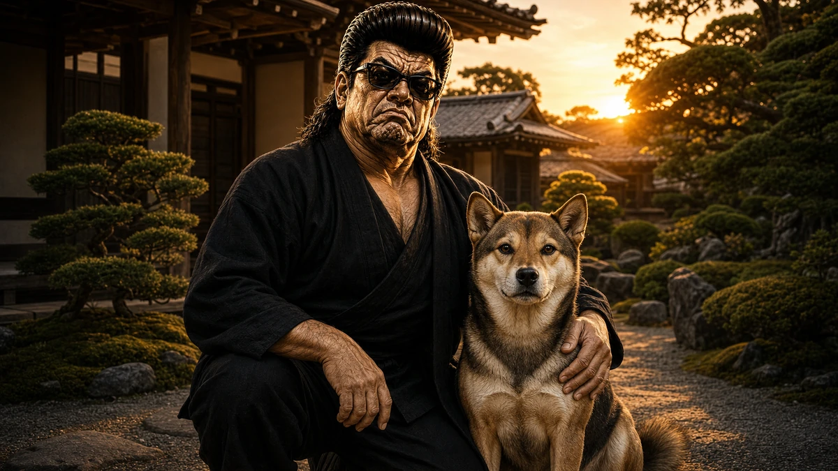 「犬魂」について語る、黒い半纏姿の俺流総本家 家元