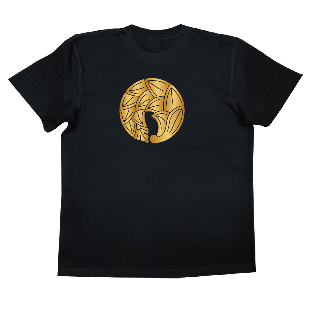 家紋Tシャツ 一つ茗荷の丸