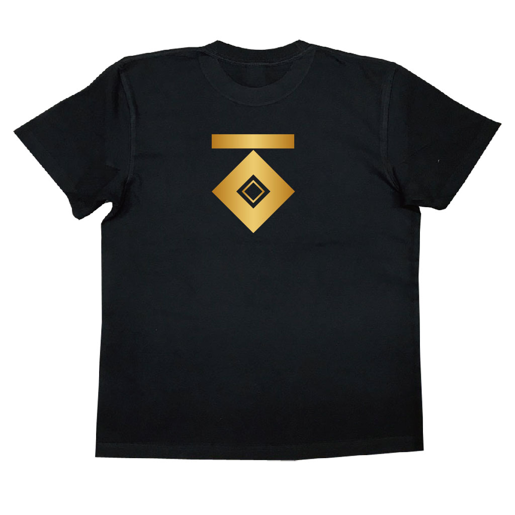 家紋Tシャツ 一柳釘抜き