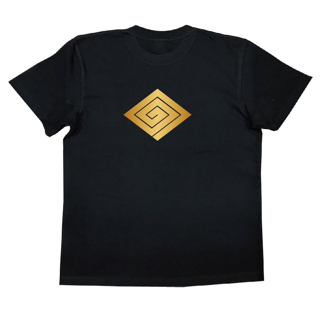 家紋Tシャツ 稲妻菱