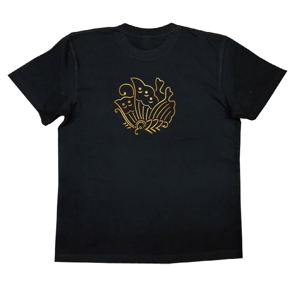 家紋Tシャツ 陰揚羽蝶