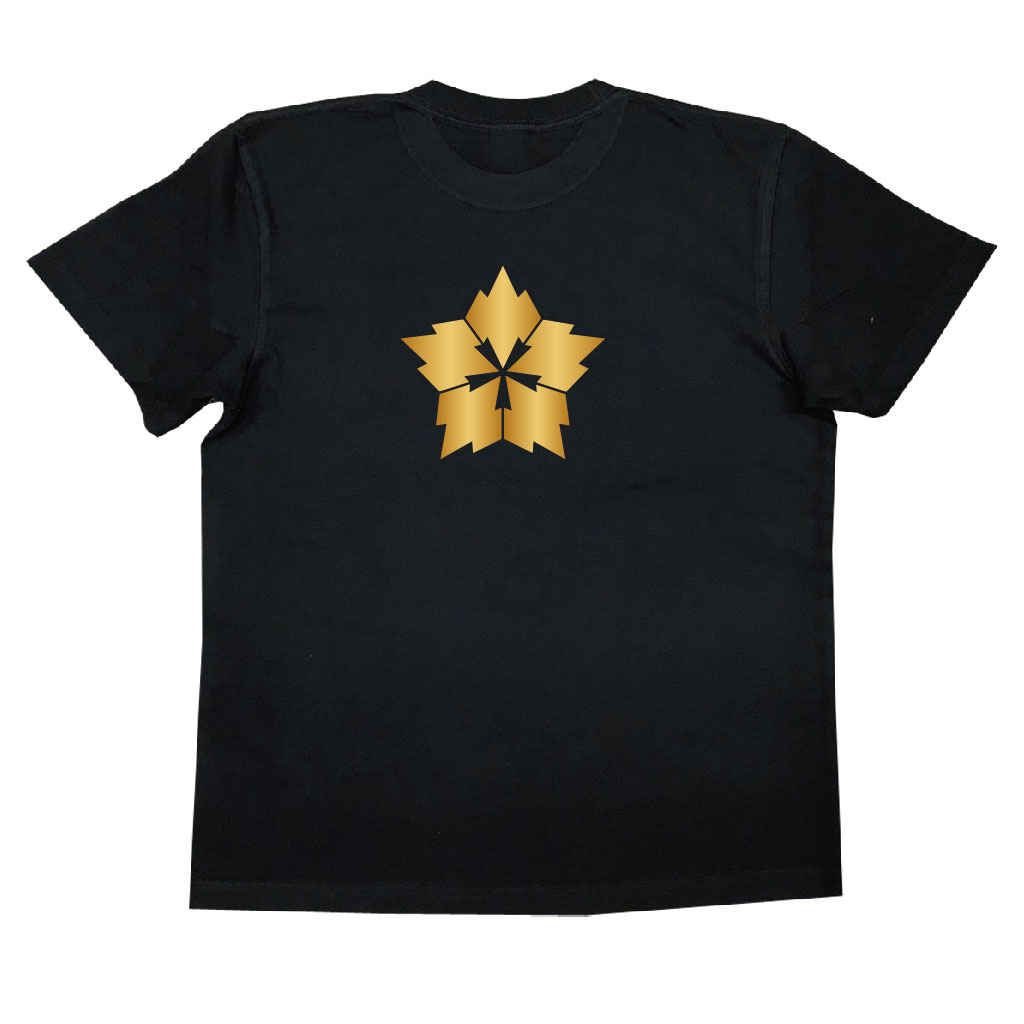 家紋Tシャツ 五つ松皮菱