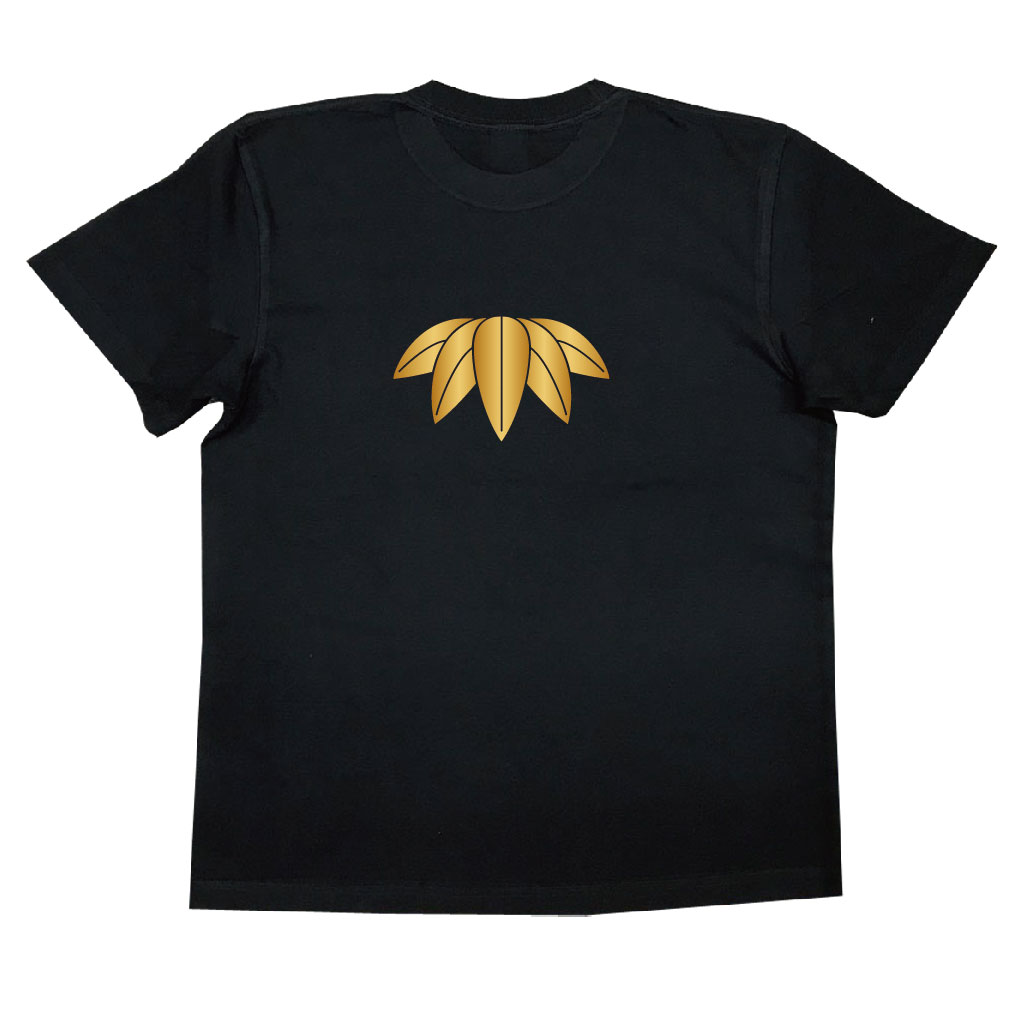 家紋Tシャツ 五枚笹