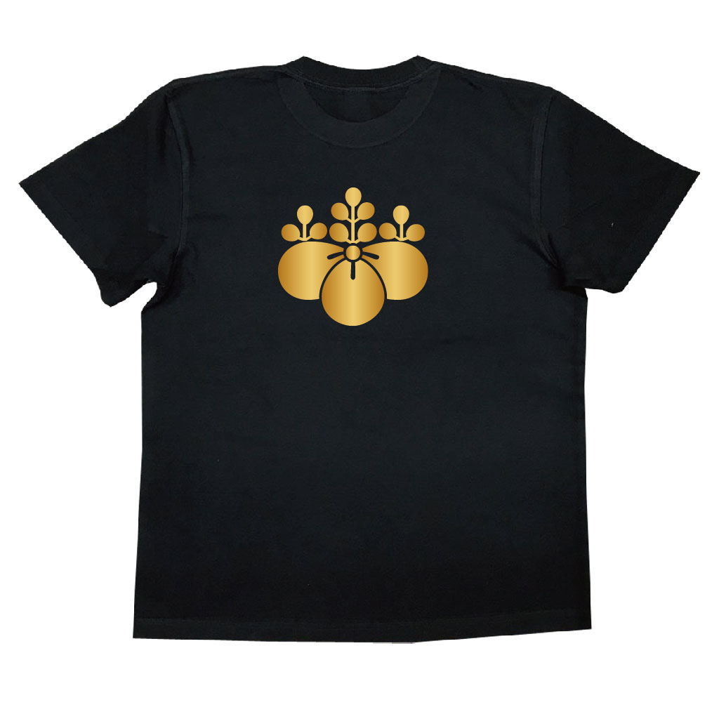家紋Tシャツ 光琳桐