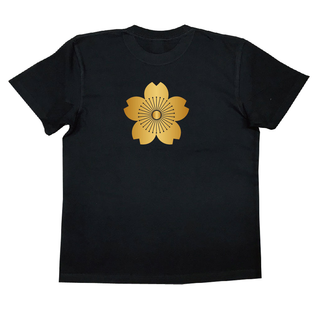 家紋Tシャツ 向こう山桜