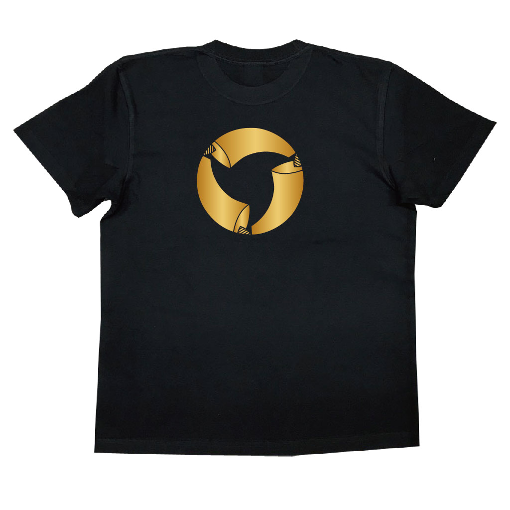 家紋Tシャツ 三つ割りろうそく