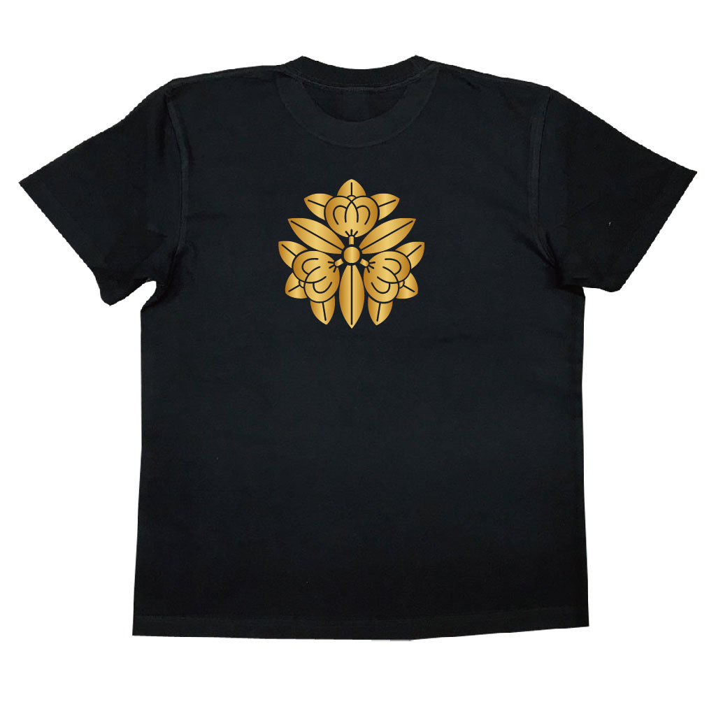 家紋Tシャツ 三つ葉橘