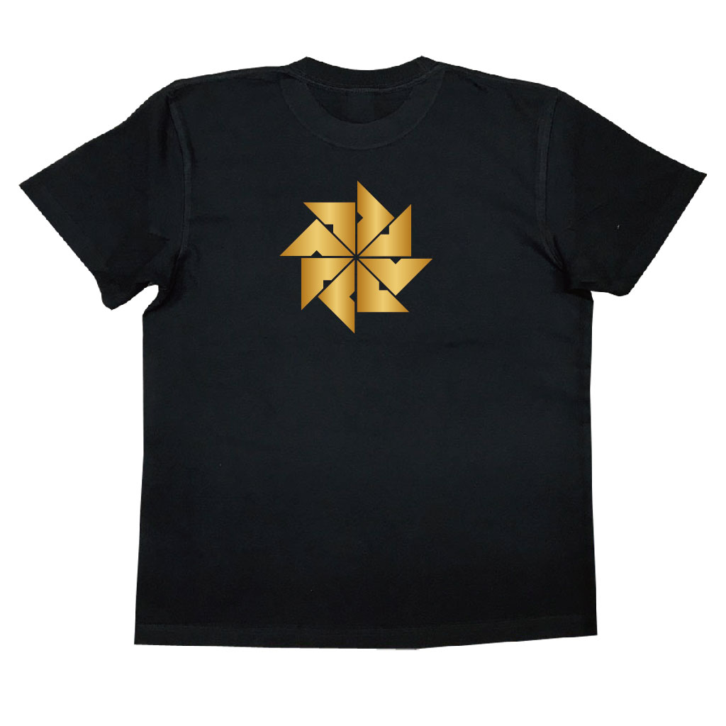家紋Tシャツ 四つ目車