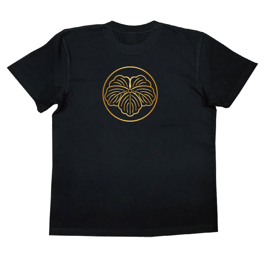 家紋Tシャツ 糸輪に陰蔦
