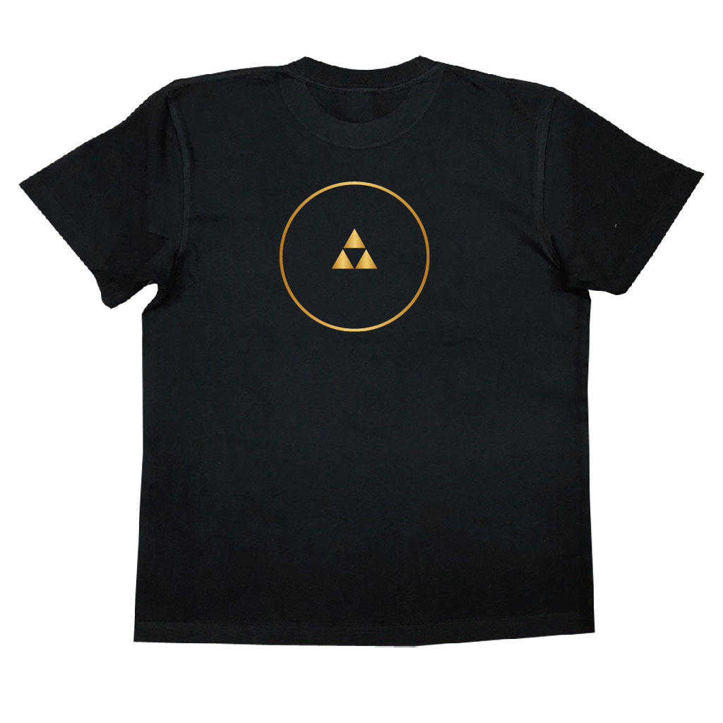 家紋Tシャツ 糸輪に豆三つ鱗