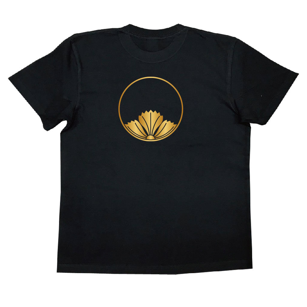 家紋Tシャツ 糸輪に覗き石竹