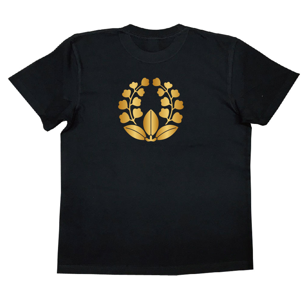 家紋Tシャツ 上がり散藤