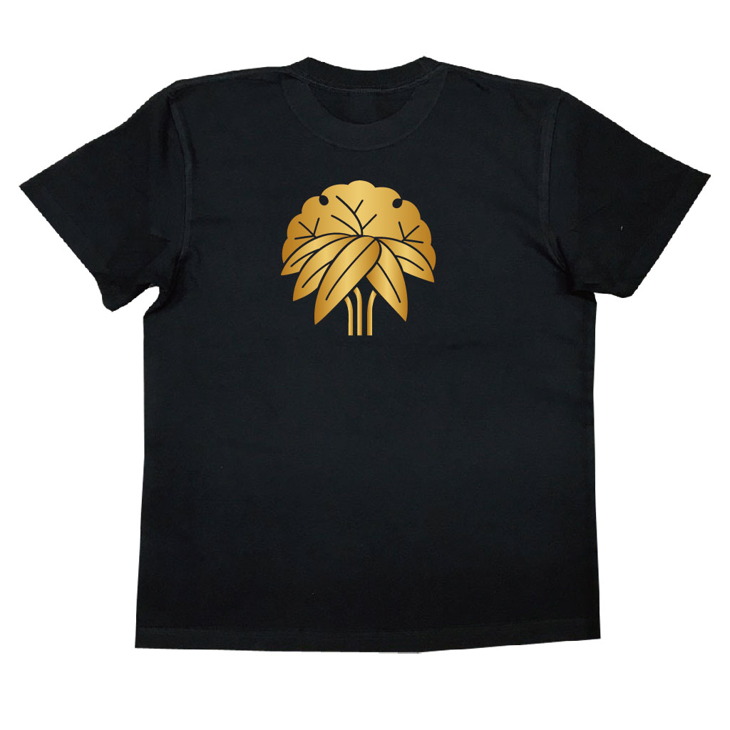 家紋Tシャツ 雪持ち根笹