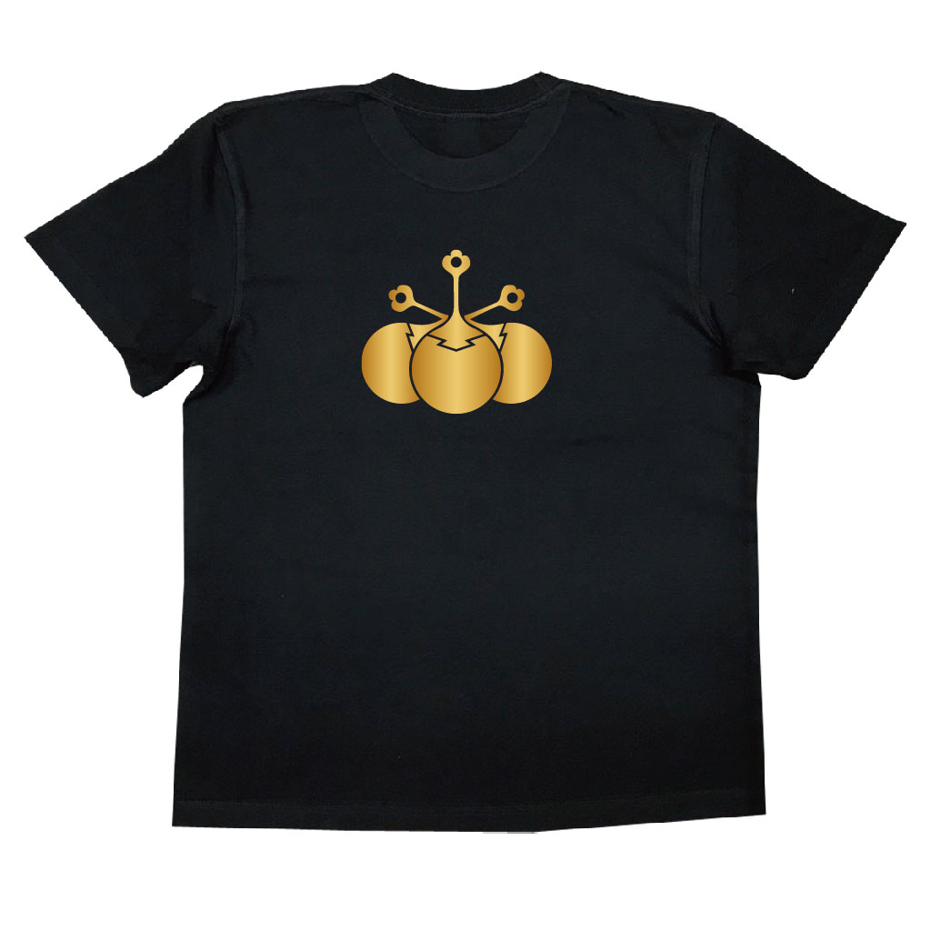 家紋Tシャツ 団扇桐