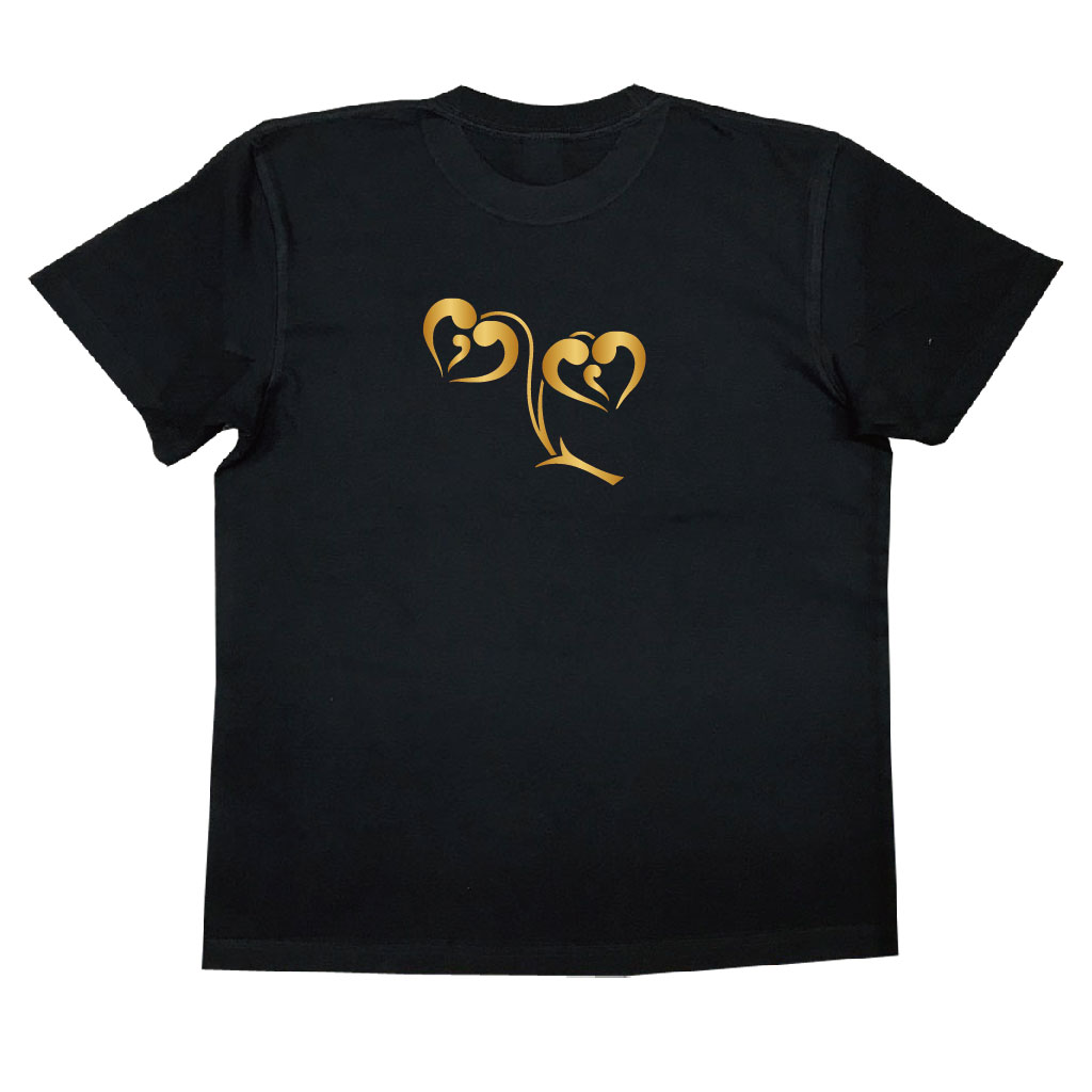 家紋Tシャツ 二葉巴