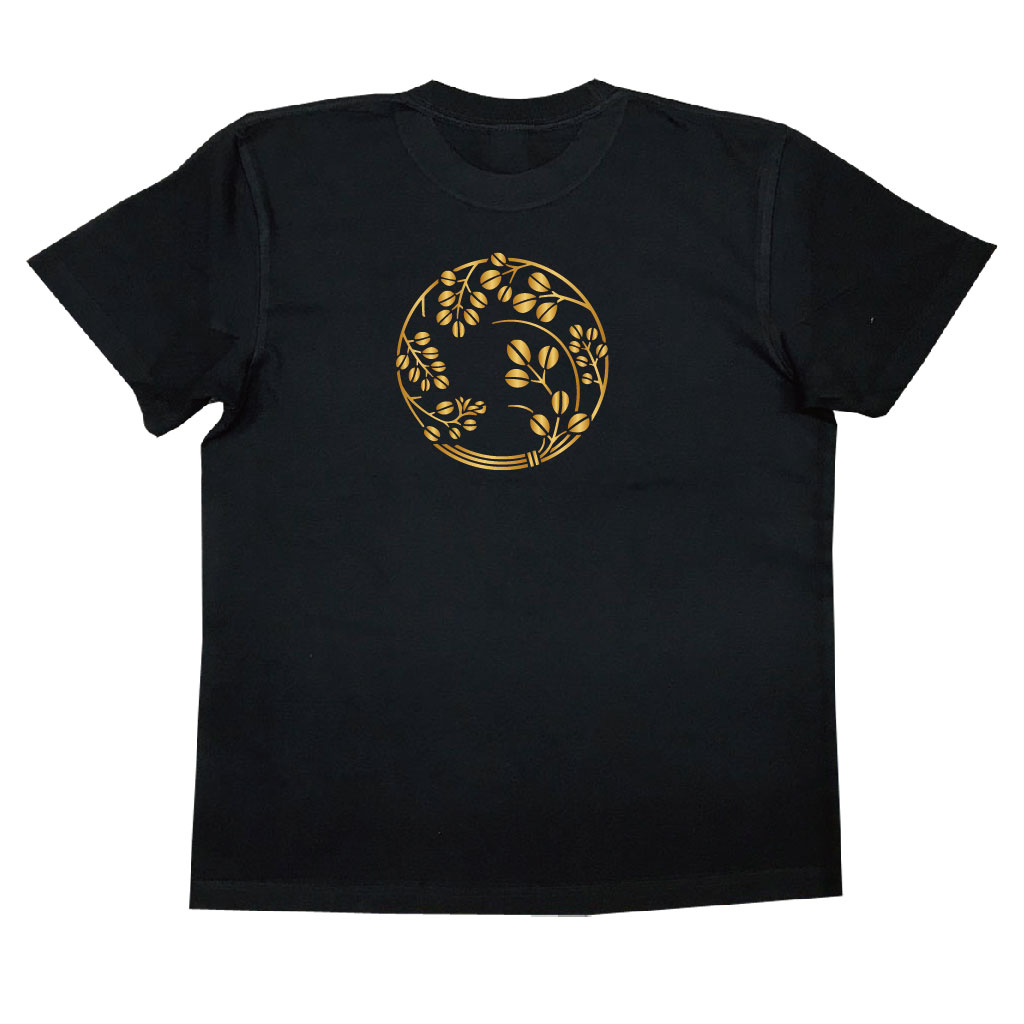 家紋Tシャツ 萩の丸
