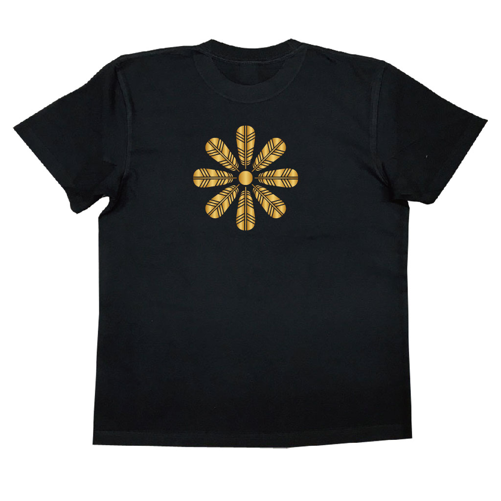 家紋Tシャツ 八つ鷹の羽車