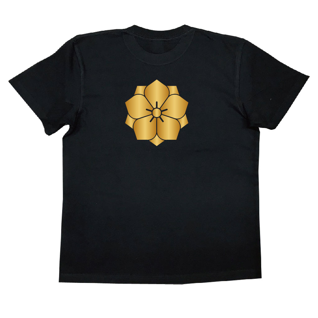 家紋Tシャツ 八重桔梗