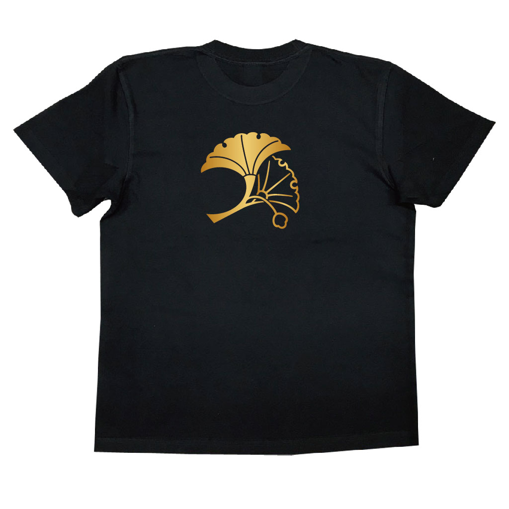 家紋Tシャツ 比翼銀杏