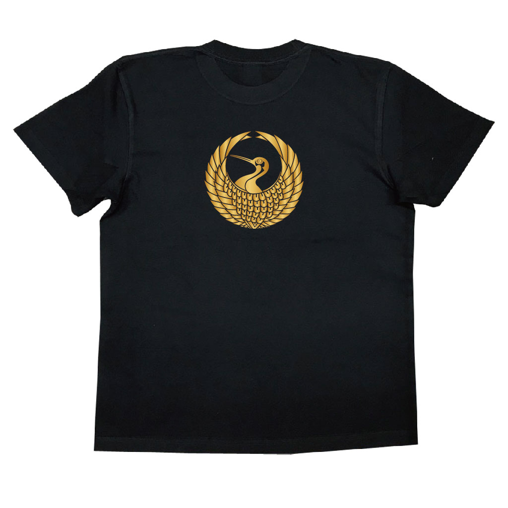 家紋Tシャツ 舞い鶴
