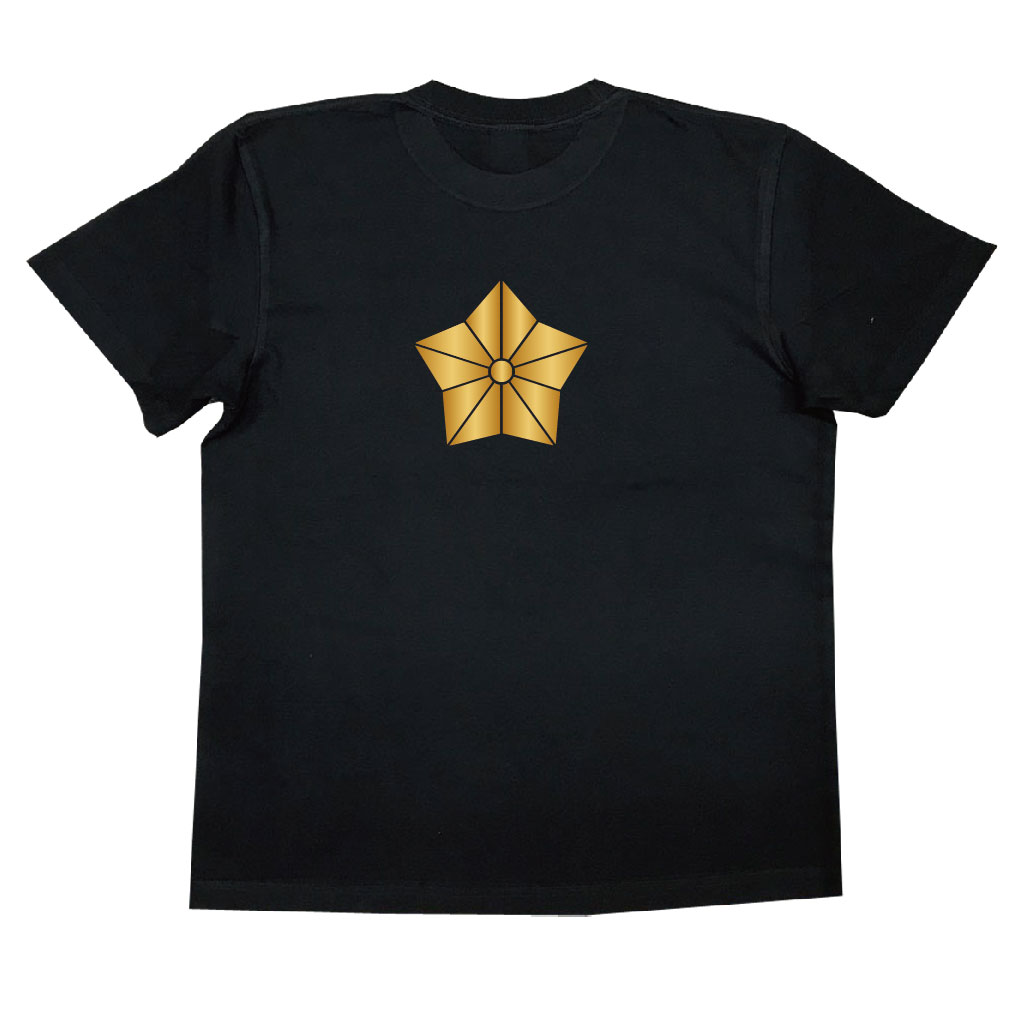 家紋Tシャツ 麻の葉桔梗