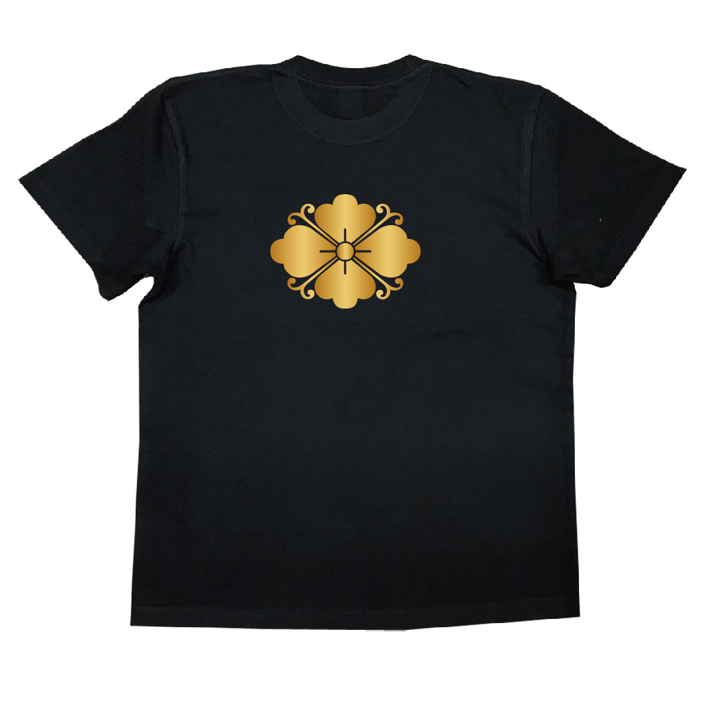 家紋Tシャツ 蔓花菱