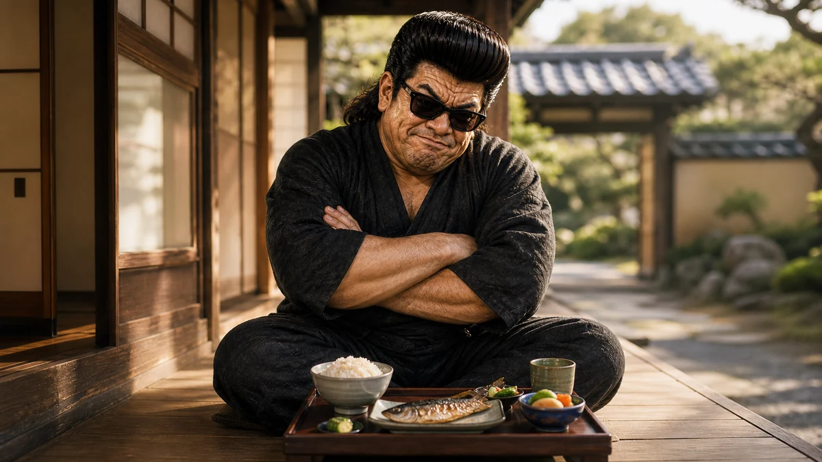 「食事制限」について語る、黒い半纏姿の俺流総本家 家元