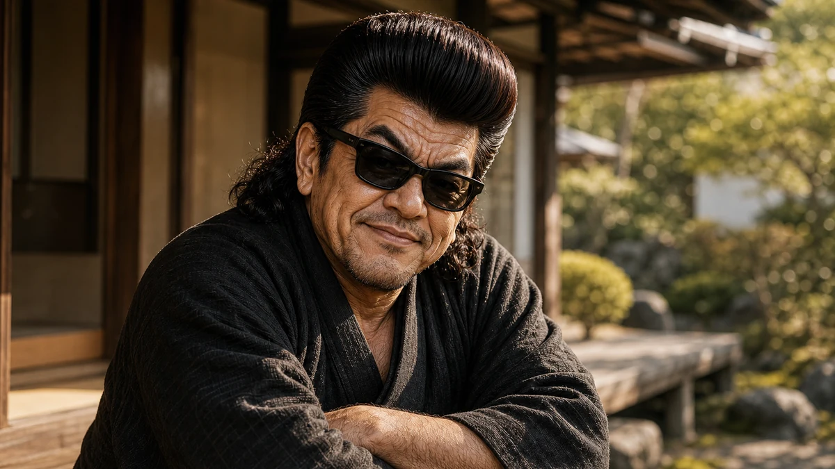 「心配すんな 全部上手くいく」について語る、黒い半纏姿の俺流総本家 家元