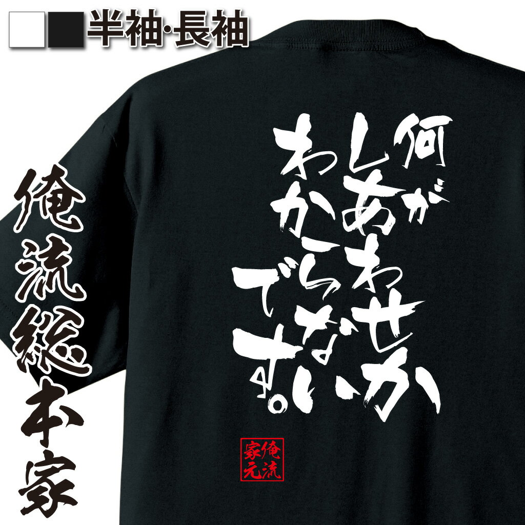 おもしろTシャツの俺流総本家|Tシャツ商品画像