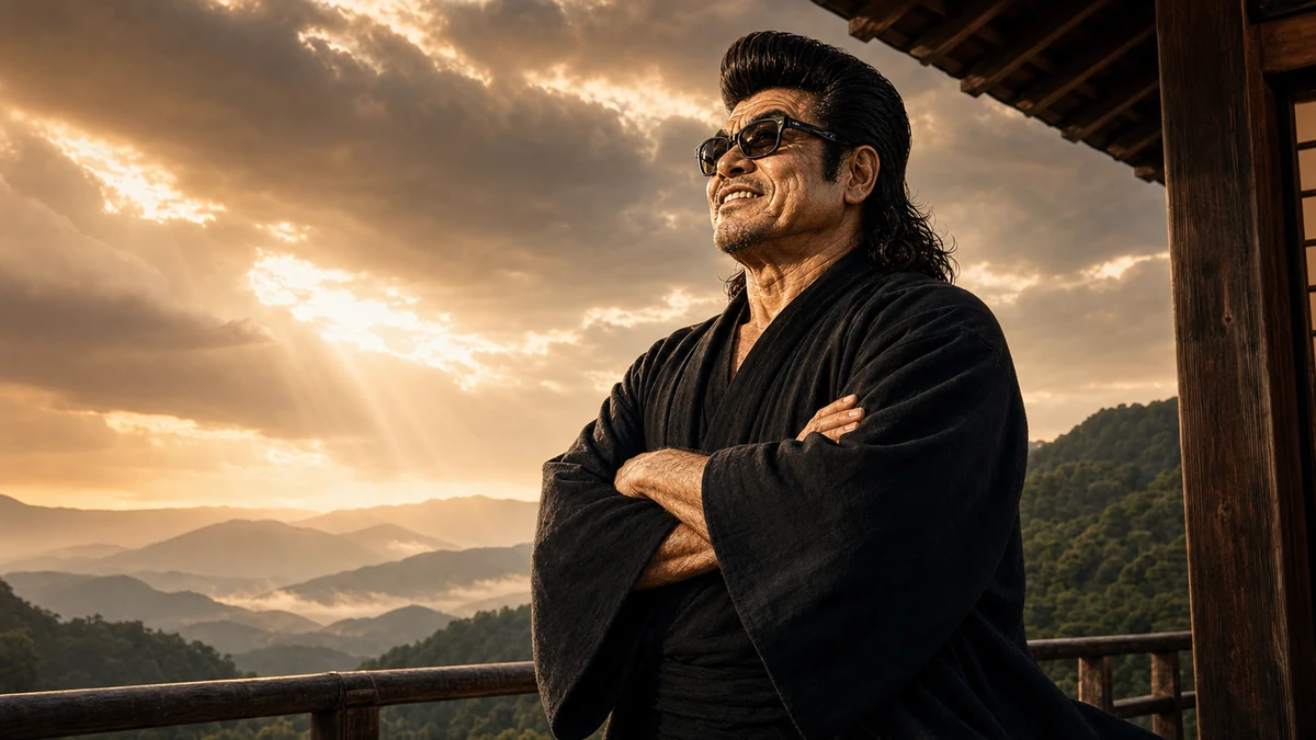 「飛龍」について語る、黒い半纏姿の俺流総本家 家元