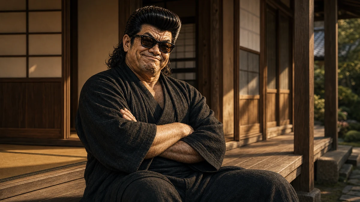 「親にもう一度育てなおしたいと言われます」について語る、黒い半纏姿の俺流総本家 家元
