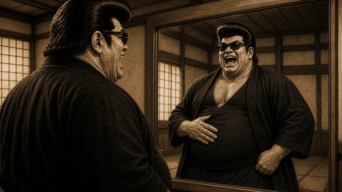 「わがままボディ」について語る、黒い半纏姿の俺流総本家 家元