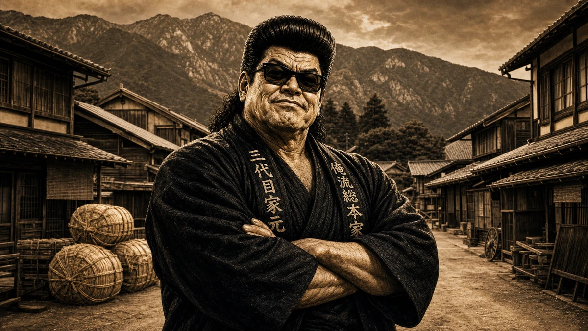 「山田」について語る、黒い半纏姿の俺流総本家 家元