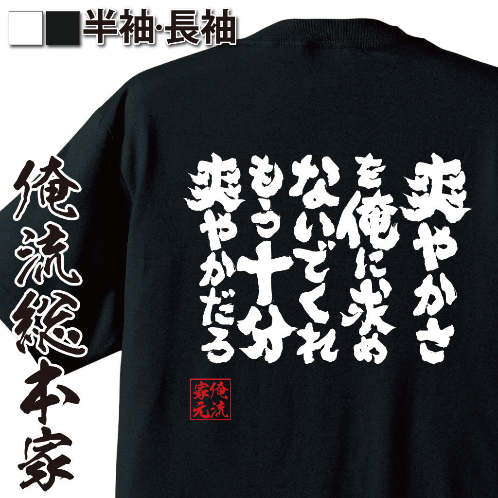 魂心Tシャツ【爽やかさを俺に求めないでくれ　もう十分爽やかだろ】