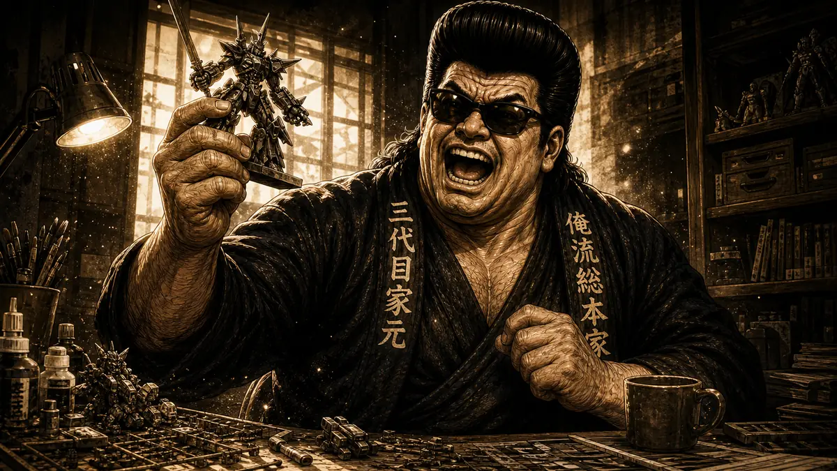 「真剣にやれよ！仕事じゃねぇんだぞ！」について語る、黒い半纏姿の俺流総本家 家元