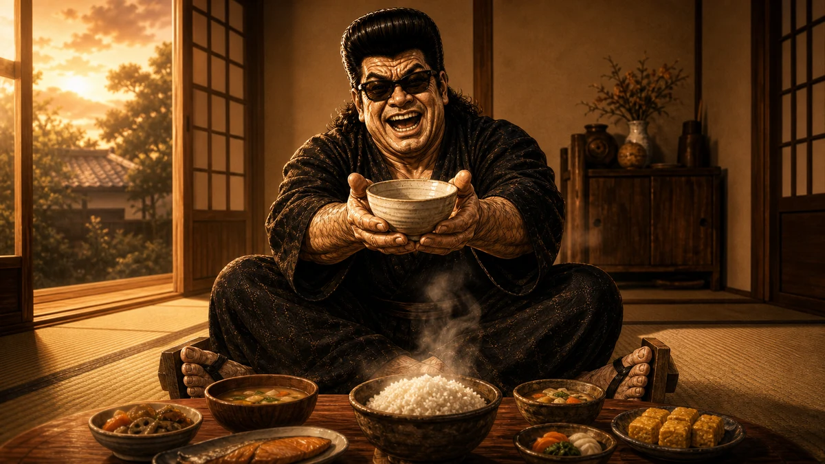 「しあわせは、おかわり自由。」について語る、黒い半纏姿の俺流総本家 家元