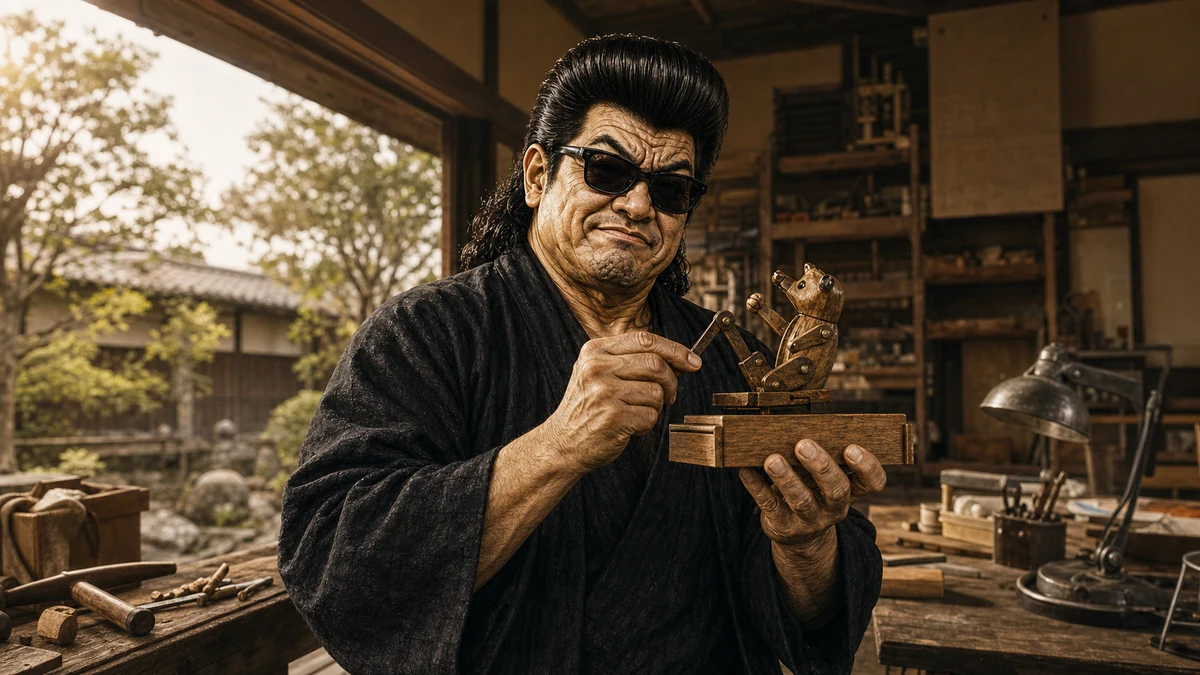 「まだポンコツではありません」について語る、黒い半纏姿の俺流総本家 家元