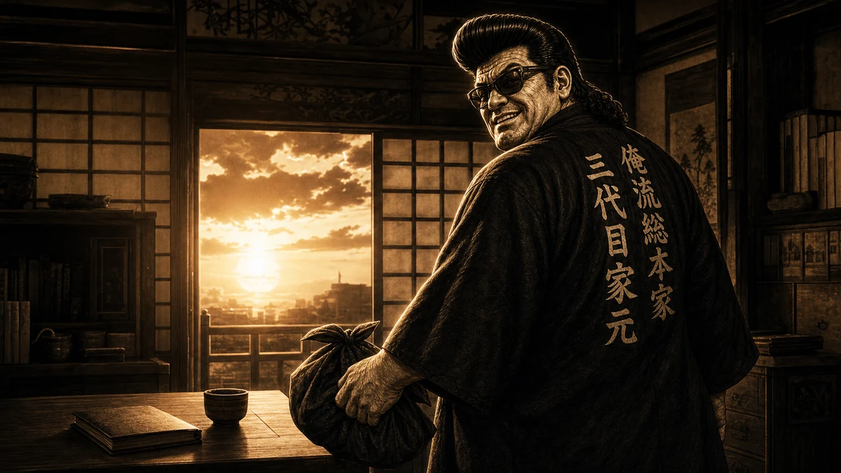 「帰りたい」について語る、黒い半纏姿の俺流総本家 家元