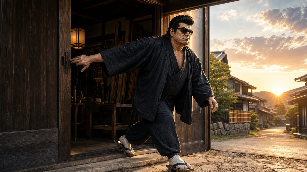 「出来るか出来ないかではなく、やるかやらないか」について語る、黒い半纏姿の俺流総本家 家元