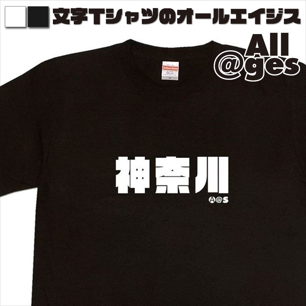 オールエイジス【漢字Tシャツ 神奈川】