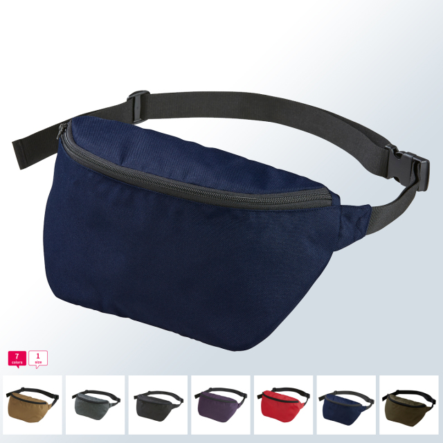 【軽快で身軽なボディバッグ、両手の自由が利き、スタイリッシュで便利 United Athle(ユナイテッドアスレ) 】600Dポリエステルボディバッグ-147801