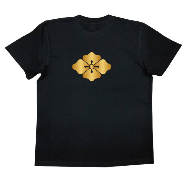 家紋Tシャツ むくみ花菱